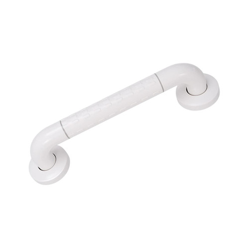 Elderly Anti Slip handrail Bathtub Grab Bars Shower Hand Grips Shower Grab Bars Safety Grab bar Handle Bathtub handrails for Elderly Grasp Stainless Steel White Support Rod