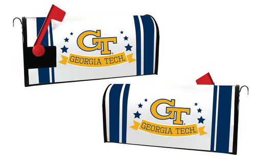 GEORGIA TECH YELLOW JACKETS MAILBOX COVER-GEORGIA TECH YELLOW JACKETS MAGNETIC MAIL BOX COVER-NEW FOR 2016!
