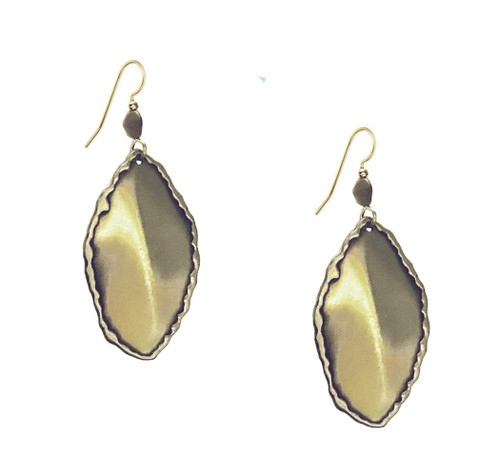 Silver Forest Irregular Diamond & Frame Earrings NE-1686