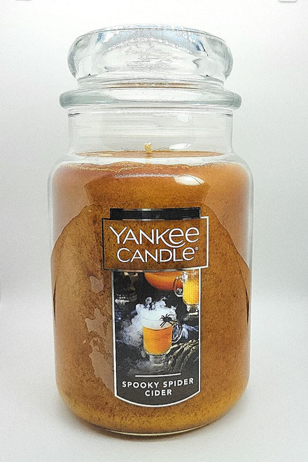Yankee candles co., Spooky Spider Cider Large Jar Candle,Fresh Scent Yankee candles co., Spooky Spider Cider Large Jar Candle,Fresh Scent