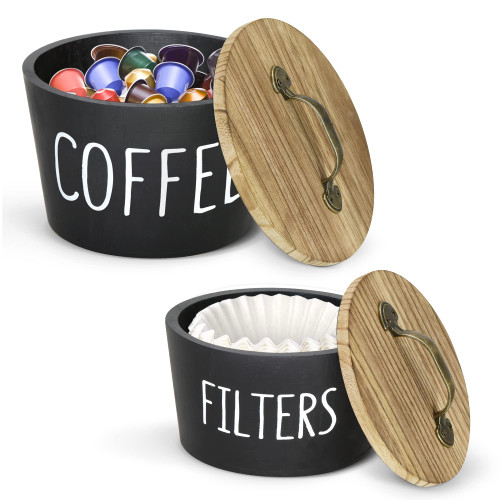 Coffee Pod Holder With Lid, Coffee Filter Holder Coffee Filter Storage Container Basket, Wood Coffee Station Organizer Coffee K Cup Organizer for Counter, Coffee Bar Accessories Storage Organizer Coffee Pod Holder With Lid, Coffee Filter Holder Coffee Filter Storage Container Basket, Wood Coffee Station Organizer Coffee K Cup Organizer for Counter, Coffee Bar Accessories Storage Organizer
