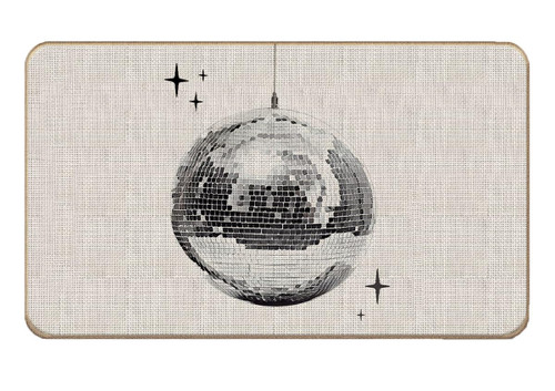 Lacosu Retro Disco Ball Front Door Mat Indoor Outdoor Entrance,Disco Ball Cowgirl Dorm Room Decor, 17"X30" Lacosu Retro Disco Ball Front Door Mat Indoor Outdoor Entrance,Disco Ball Cowgirl Dorm Room Decor, 17"X30"
