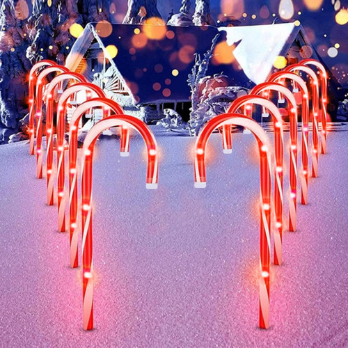Christmas Candy Cane Pathway Makers Lights, 10 inch Set of 10 Candy Canes Lights Outdoor, Candy Cane Lights Christmas Decorations Outdoor Christmas Candy Cane Pathway Makers Lights, 10 inch Set of 10 Candy Canes Lights Outdoor, Candy Cane Lights Christmas Decorations Outdoor