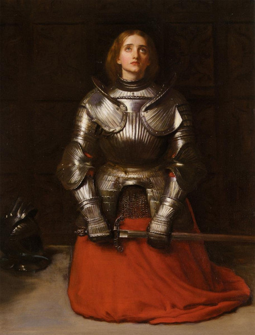 Gifts Delight Laminated 21x27 Poster: St Joan of Arc - 10 Most Gorgeous Paintings of Joan of Arc