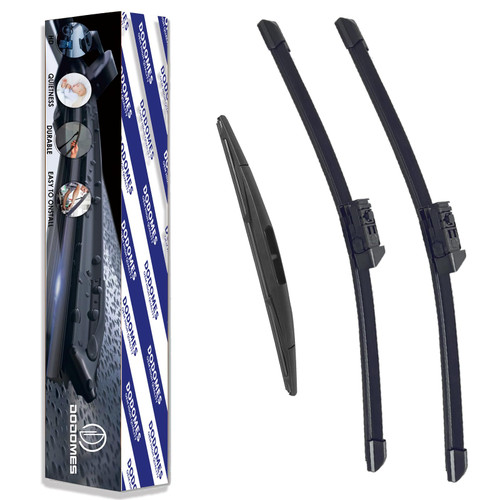 DODOMES 26" + 17" Windshield Wipers with 14" Rear Wiper Blade Replacement for Subaru Forester 2019 2020 2021 Original Factory OEM Quality (Pack of 3)