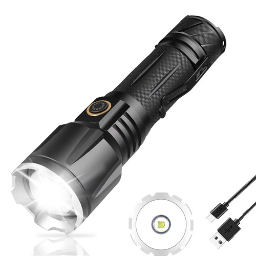 BESTSUN USB Rechargeable XHP50 LED Flashlight, 8000 Lumens Super Bright XHP50 LED Flashlights, 5 Modes, Tactical Lamp, Waterproof Torch Suitable for Hiking, Camping, Daily Use BESTSUN USB Rechargeable XHP50 LED Flashlight, 8000 Lumens Super Bright XHP50 LED Flashlights, 5 Modes, Tactical Lamp, Waterproof Torch Suitable for Hiking, Camping, Daily Use