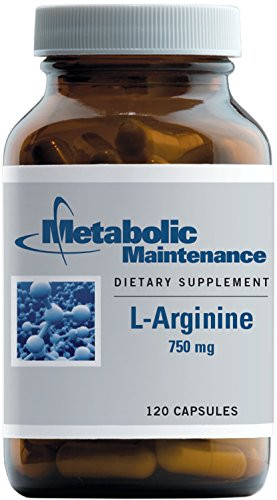 Metabolic Maintenance - L-Arginine - 750 mg, Amino Acid Support, 120 Capsules