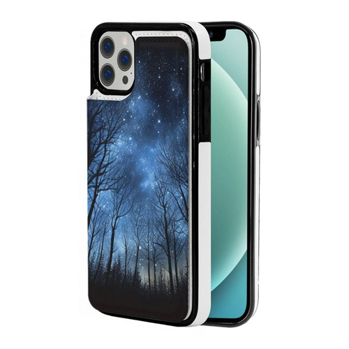 EMPYRI Starry Night Sky Wallet Case for iPhone 12 Pro Max Case, Pu Leather Wallet Case with Card Holder, Shockproof Phone Cover for iPhone 12 Pro Max Case 6.7"