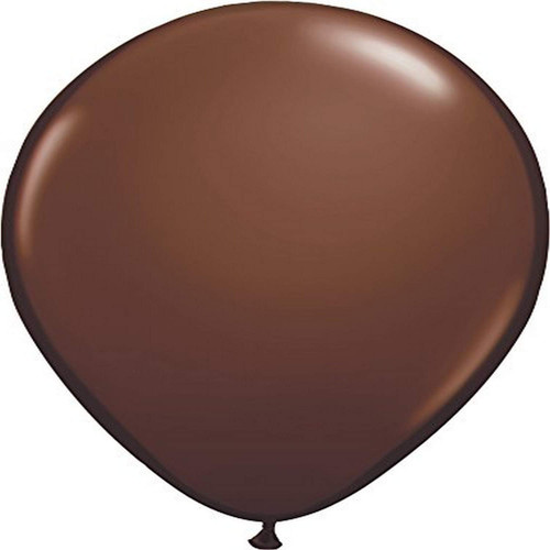 Qualatex 16" Chocolate Brown Latex Balloons (50ct)