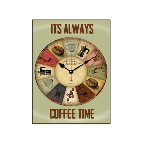 THAELY Coffee Art Deco Poster Coffee Time Vintage Canvas Wall Decor Canvas Painting Posters And Prints Wall Art Pictures for Living Room Bedroom Decor 8x10inch(20x26cm) Unframe-style