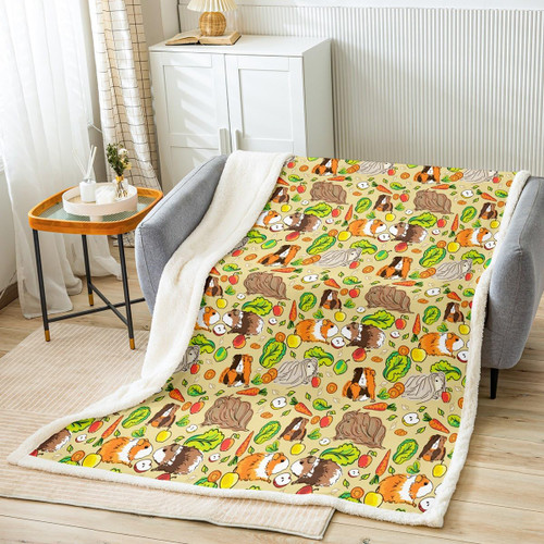 Guinea Pig Fleece Throw Blanket Baby 30"x40" Kids Brown Cavy Plush Blanket for Bed Sofa Couch Cute Animal Kawaii Pet Sherpa Blanket Utra Soft Carrot Fuzzy Blanket Vegetable Guinea Pig Fleece Throw Blanket Baby 30"x40" Kids Brown Cavy Plush Blanket for Bed Sofa Couch Cute Animal Kawaii Pet Sherpa Blanket Utra Soft Carrot Fuzzy Blanket Vegetable