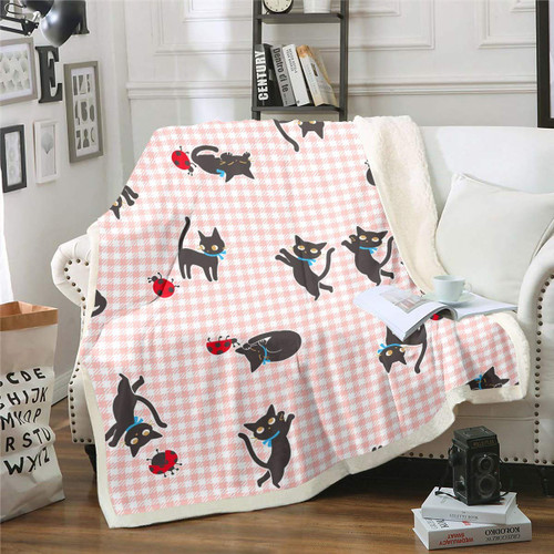 Feelyou Girls Cute Cat Fleece Blanket for Sofa Couch Daughter Cartoon Pet Kitten Sherpa Throw Blanket Lovely Animal s Plush Blanket Room Decor Red Grid Plaid Fuzzy Blanket Baby 30"x40" Feelyou Girls Cute Cat Fleece Blanket for Sofa Couch Daughter Cartoon Pet Kitten Sherpa Throw Blanket Lovely Animal s Plush Blanket Room Decor Red Grid Plaid Fuzzy Blanket Baby 30"x40"