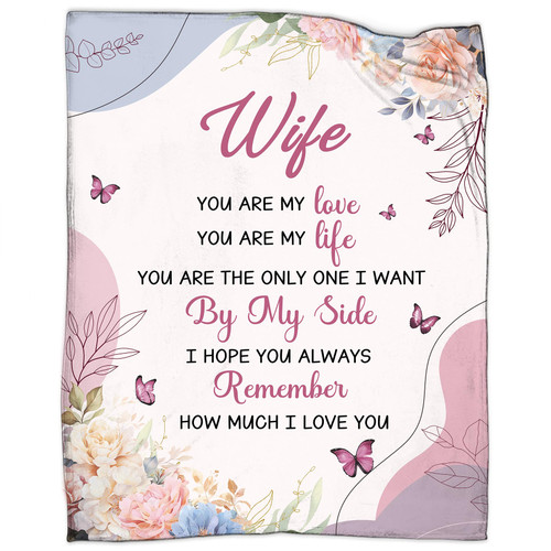 SJEFOJ Gifts for Wife, to My Wife Blanket from Husband, Wife Birthday Gift Ideas, Wedding for Her, Wife Gifts from Husband, Christmas Romantic Gifts Throw Blanket 50''x60'' SJEFOJ Gifts for Wife, to My Wife Blanket from Husband, Wife Birthday Gift Ideas, Wedding for Her, Wife Gifts from Husband, Christmas Romantic Gifts Throw Blanket 50''x60''