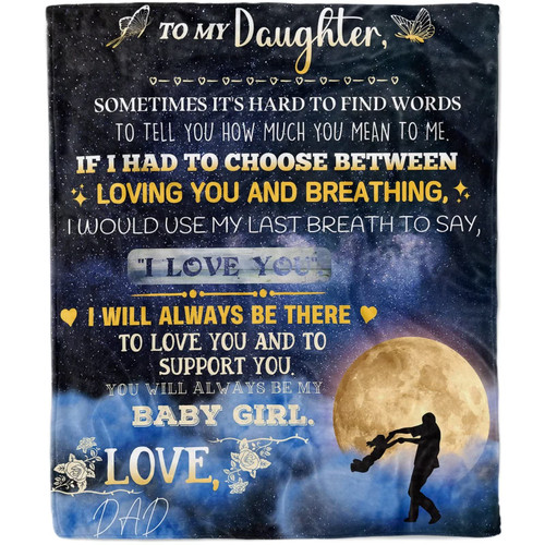 Daughter Gifts from Dad, Gifts for Daughter Blankets for Girls to My Daughter Blanket Father Daughter Gifts for Daughter from Dad, Daughter Blanket from Dad Daddy and Daughter Gifts - 80 x 60 Inch Daughter Gifts from Dad, Gifts for Daughter Blankets for Girls to My Daughter Blanket Father Daughter Gifts for Daughter from Dad, Daughter Blanket from Dad Daddy and Daughter Gifts - 80 x 60 Inch