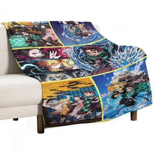 HUMYYTBQ Demon Anime Slayer Blanket Super Ultra-Soft Flannel Throw Bed Blanket All Seasons Couch Sofa Gift for Boys Girls Adults 40"x50" HUMYYTBQ Demon Anime Slayer Blanket Super Ultra-Soft Flannel Throw Bed Blanket All Seasons Couch Sofa Gift for Boys Girls Adults 40"x50"