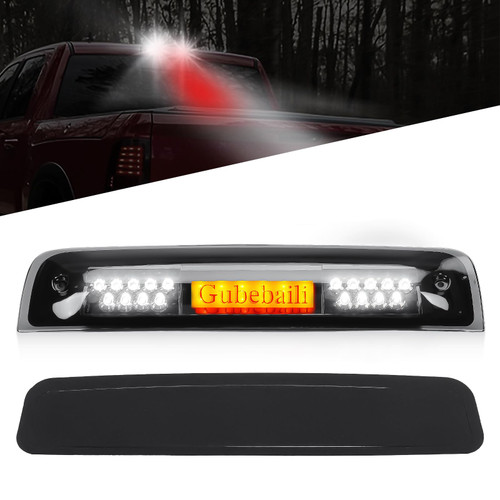Gubebaili LED Third 3rd Brake Light for 2009-2017 Dodge Ram 1500, 2010-17 Dodge Ram 2500 3500, Center High Mount Stop Light Rear Cargo Lamp (Smoke)