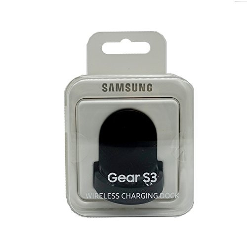 Genuine OEM Original Samsung Wireless Charging Dock Cradle Charger EP-YO760 for Gear S3 Classic (SM-R770) and Gear S3 Frontier (SM-R760, SM-R765)