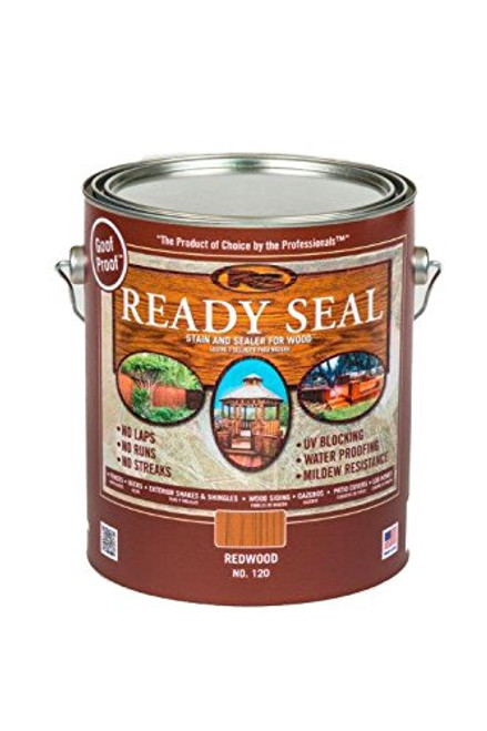 Ready Seal 120 1-Gallon Can Redwood Exterior Wood Stain and Sealer