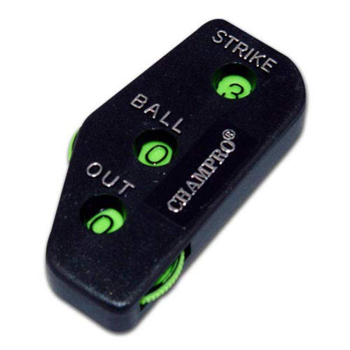 Champro Bulk DZ Umpire Indicator,3 Dial,Black
