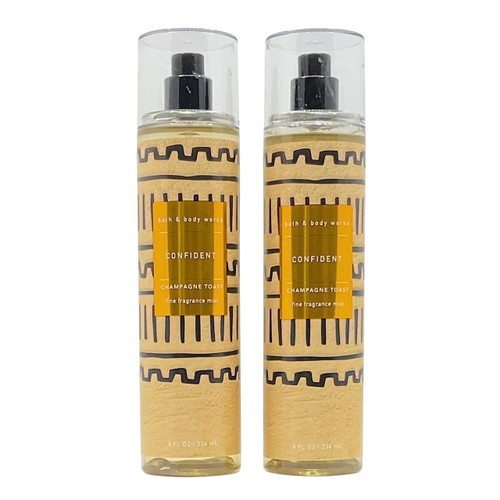 Bath & Body Works Fragrance Mist 2-Pack 8oz Each (Champagne Toast) Packaging Varies