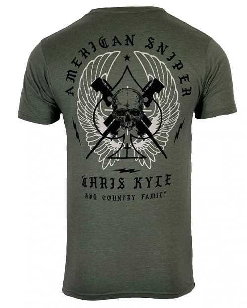 Howitzer Style Men's T-Shirt Chris Kyle Spade Military Grunt MFG XL Howitzer Style Men's T-Shirt Chris Kyle Spade Military Grunt MFG XL