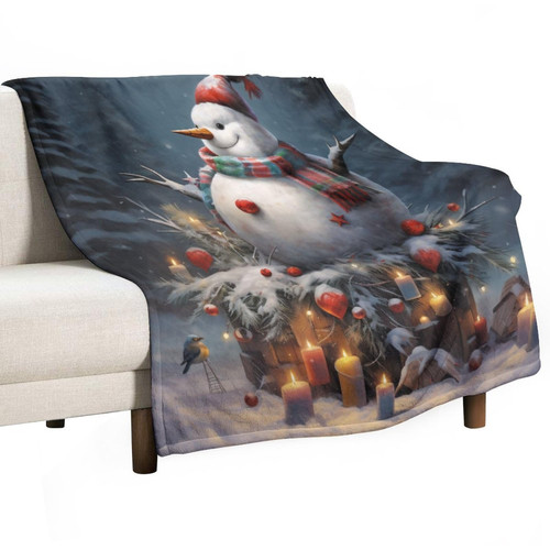 MaSiledy Throw Blankets for Bed Snowman Winter Throw Blankets Flannel Blanket Hello Winter Holiday Blanket 30"x40" Couch Sofa Throw Blanket for Girls Birthday Valentines Gifts MaSiledy Throw Blankets for Bed Snowman Winter Throw Blankets Flannel Blanket Hello Winter Holiday Blanket 30"x40" Couch Sofa Throw Blanket for Girls Birthday Valentines Gifts