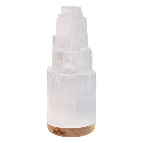 Himalayan Glow WBM Selenite Crystal Lamp 20cm, Moroccan Skyscraper Lamp, Crystals and Healing Stones for Healing and Meditation Himalayan Glow WBM Selenite Crystal Lamp 20cm, Moroccan Skyscraper Lamp, Crystals and Healing Stones for Healing and Meditation