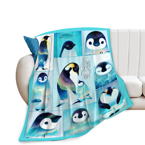 Penguin Blanket Soft Warm Cozy Cute Penguin Throw Blankets for Boys Girls Fuzzy Plush Blanket Fleece Lightweight Flannel Kid Adults Gift for Bed Couch Sofa 50"x40" Penguin Blanket Soft Warm Cozy Cute Penguin Throw Blankets for Boys Girls Fuzzy Plush Blanket Fleece Lightweight Flannel Kid Adults Gift for Bed Couch Sofa 50"x40"