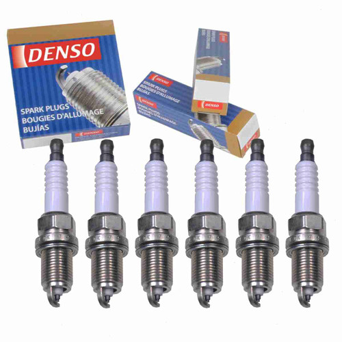 6 pc DENSO Standard Spark Plugs compatible with Jeep Grand Cherokee 3.7L V6 2005-2010