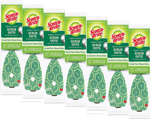 Scotch-Brite Scrub Dots Heavy Duty Dishwand Refills, 2 Refills (7)