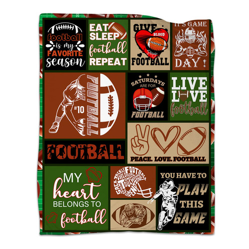 RIEDIOVS Football Gifts for Boys Men, Football Lover Gifts, Football Throw Blanket 60" x 50", Football Team Gifts for Teens Adult, Unique Gifts for Football Lovers RIEDIOVS Football Gifts for Boys Men, Football Lover Gifts, Football Throw Blanket 60" x 50", Football Team Gifts for Teens Adult, Unique Gifts for Football Lovers