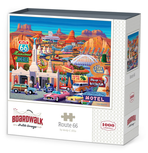Route 66 by Boardwalk - 1000 Piece Jigsaw Puzzle