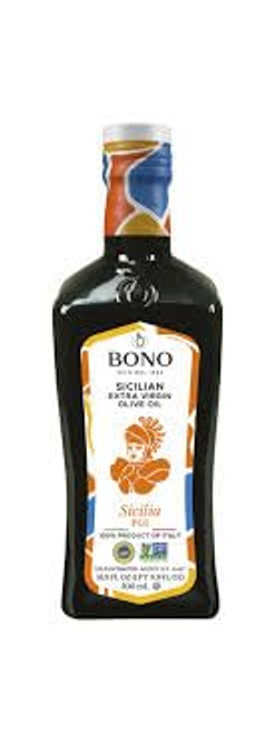 Bono Sicilian Extra Virgin Olive oil Sicilia PGI 16.9 oz bottle Imported Bono Sicilian Extra Virgin Olive oil Sicilia PGI 16.9 oz bottle Imported