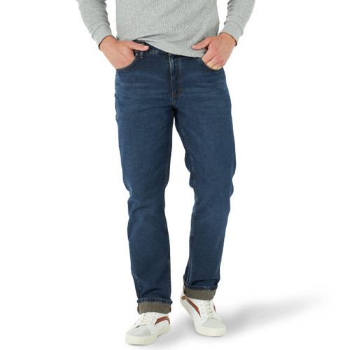 Lee Men's Legendary Relaxed Straight Jean, Night Shade, 29W x 34L
