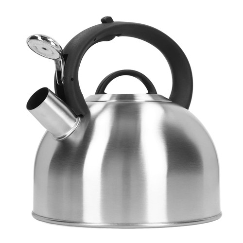 3LTea Kettle,Stove Top Whistling Tea Kettle, Stainless Steel Whistling Tea Kettle Fast Heating One Touch Buttons Whistling Kettle with Insulated Handle for Gas Stove Induction Cooker, tea kettle