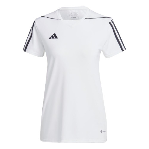 adidas Women's Tiro 23 Jersey, White/Black, Medium adidas Women's Tiro 23 Jersey, White/Black, Medium