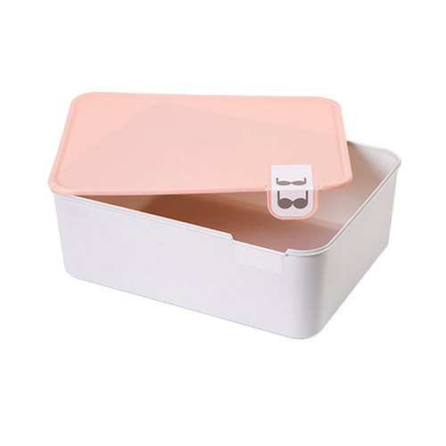 Cabilock Bra Drawer Organizer Bra Storage Box with Lid Plastic Underwear Drawer Closet Organizer Bra Dividers Storage Boxes for Bedroom Dormitory Closet Underwear Organizer