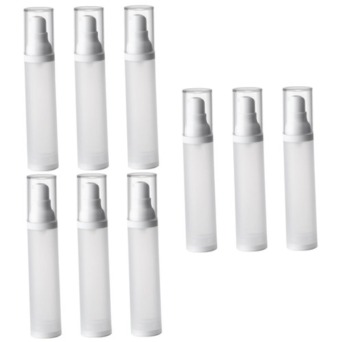 FOMIYES 9 Pcs Refillable Cosmetic Containers Lotion Travel Bottles Airless Cosmetic Bottles Foam Pump Bottle Liquid Containers Bottle Dispenser Emulsion Bottle Empty Storage Bottle Soap