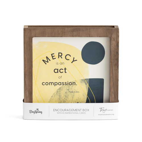 DaySpring - Tony Evans - Mercy is an Act of Compassion - Encouragement Box With 26 Inspirational Cards, 8 x 8, Multi DaySpring - Tony Evans - Mercy is an Act of Compassion - Encouragement Box With 26 Inspirational Cards, 8 x 8, Multi
