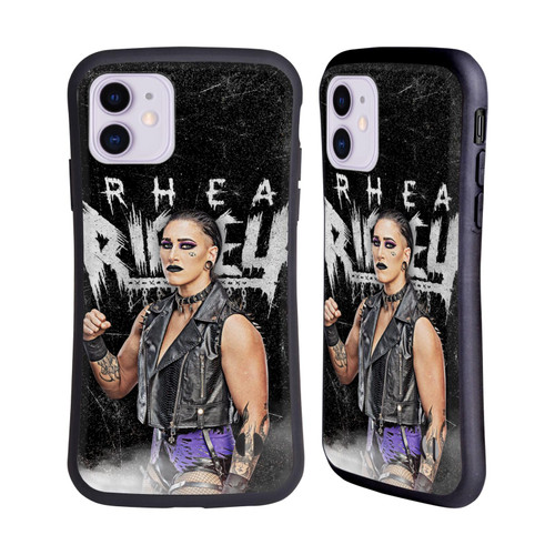 Head Case Designs Officially Licensed WWE Portrait Rhea Ripley Hybrid Case Compatible with Apple iPhone 11