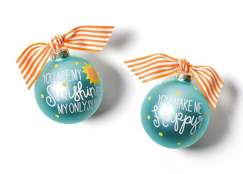 Coton Colors Decorative Family Glass Ornament (You are My Sunshine)
