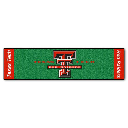 FANMATS NCAA Texas Tech University Red Raiders Nylon Face Putting Green Mat
