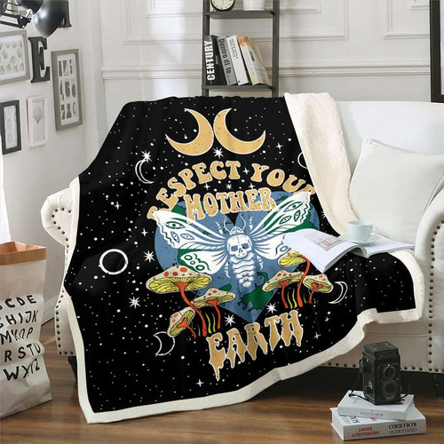 Death Moth Plush Blanket Throw Gothic Sugar Skull Sherpa Blanket Mushroom Star Moon Fleece Bed Blanket Mushroom Decor For Kids Boys Girls Butterfly Skeleton Boho Fuzzy Blanket Sofa Decor 30"x40" Death Moth Plush Blanket Throw Gothic Sugar Skull Sherpa Blanket Mushroom Star Moon Fleece Bed Blanket Mushroom Decor For Kids Boys Girls Butterfly Skeleton Boho Fuzzy Blanket Sofa Decor 30"x40"