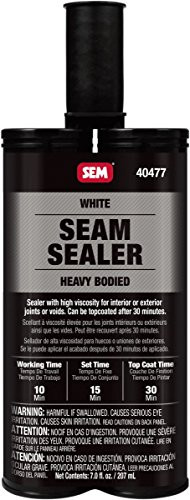 SEM 40477 White Heavy Bodied Seam Sealer, 7 oz