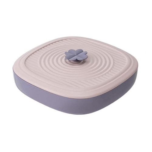 Snack Serving Tray, Divided Serving Tray with Lid, Snack Tray with 5 Compartments, Plastic Dry Fruit Tray, Appetizer Tray, for Dried Fruits, Nuts, Candies, Sweet Cookies and Fruits