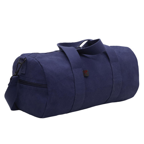 Rothco Canvas Shoulder 24" Duffle Bag, Navy Blue