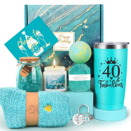40th Birthday Gifts Women, 40 40th Birthday Gifts Ideas for Her, 40 Years Old Gifts Baskets, 40th Birthday Decorations, Unique 40th Birthday Gifts for Mom Sister Friend Wife Coworker Born in 1983 40th Birthday Gifts Women, 40 40th Birthday Gifts Ideas for Her, 40 Years Old Gifts Baskets, 40th Birthday Decorations, Unique 40th Birthday Gifts for Mom Sister Friend Wife Coworker Born in 1983
