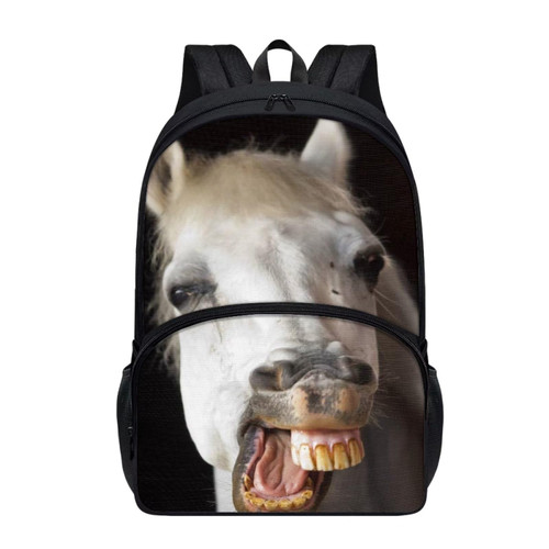 AmzPrint Backpacks For School With Horses For School Boys Girls Kids Elementary Middle School 17 Inch Equine Backpack AmzPrint Backpacks For School With Horses For School Boys Girls Kids Elementary Middle School 17 Inch Equine Backpack