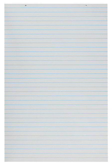 School Smart Primary Chart Paper, 1 Inch Ruled, 24 x 32 Inches, White, 70 Sheets