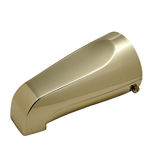 BrassCraft Mfg Mixet #72 PB Bulk 5-1/8" Length Quikspout Slip-On Filler Tub Spout - Polished Brass
